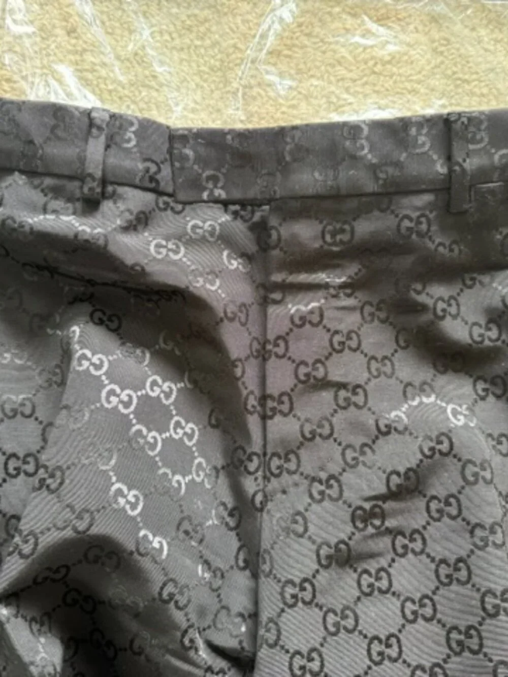 Gucci GG Cotton Viscose Formal Suit Black 46 IT Pant / 48 IT Jacket - Worn Once
